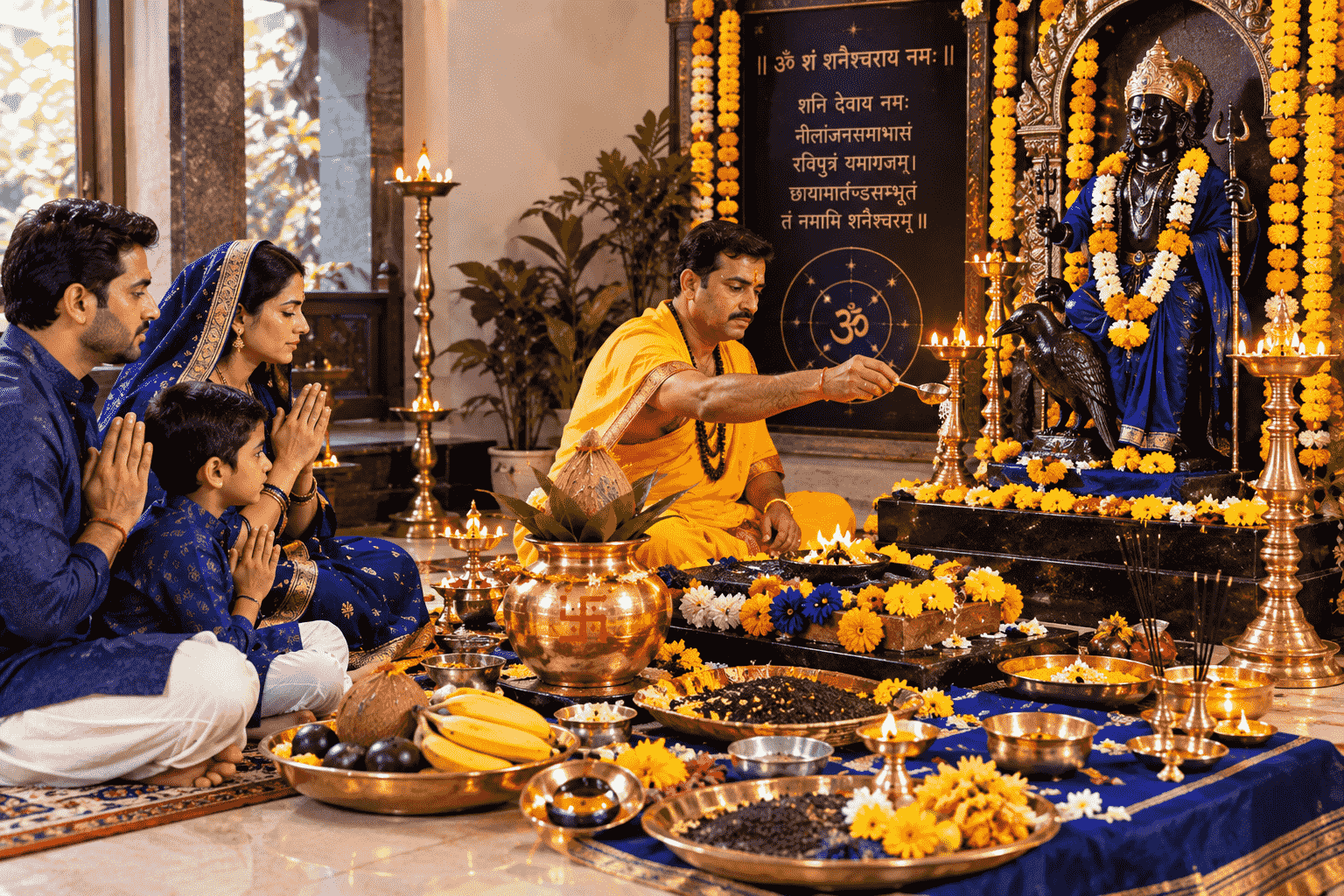 Shani Sade Sati Puja — शनि साढ़ेसाती पूजा