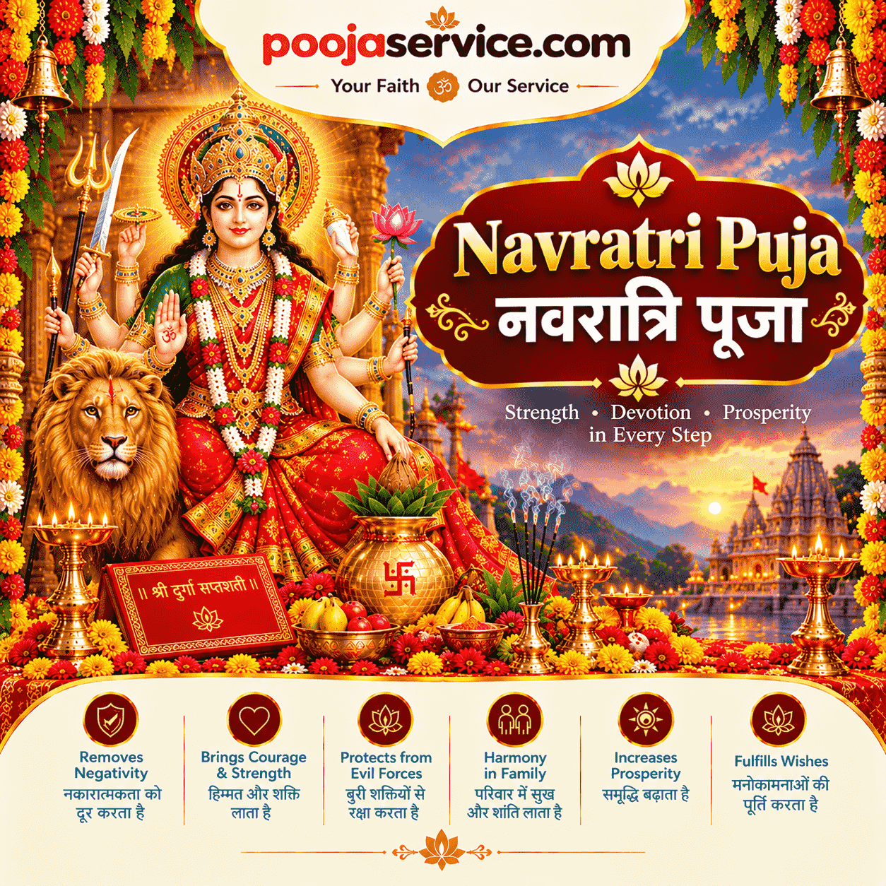 Navratri Puja — नवरात्रि पूजा