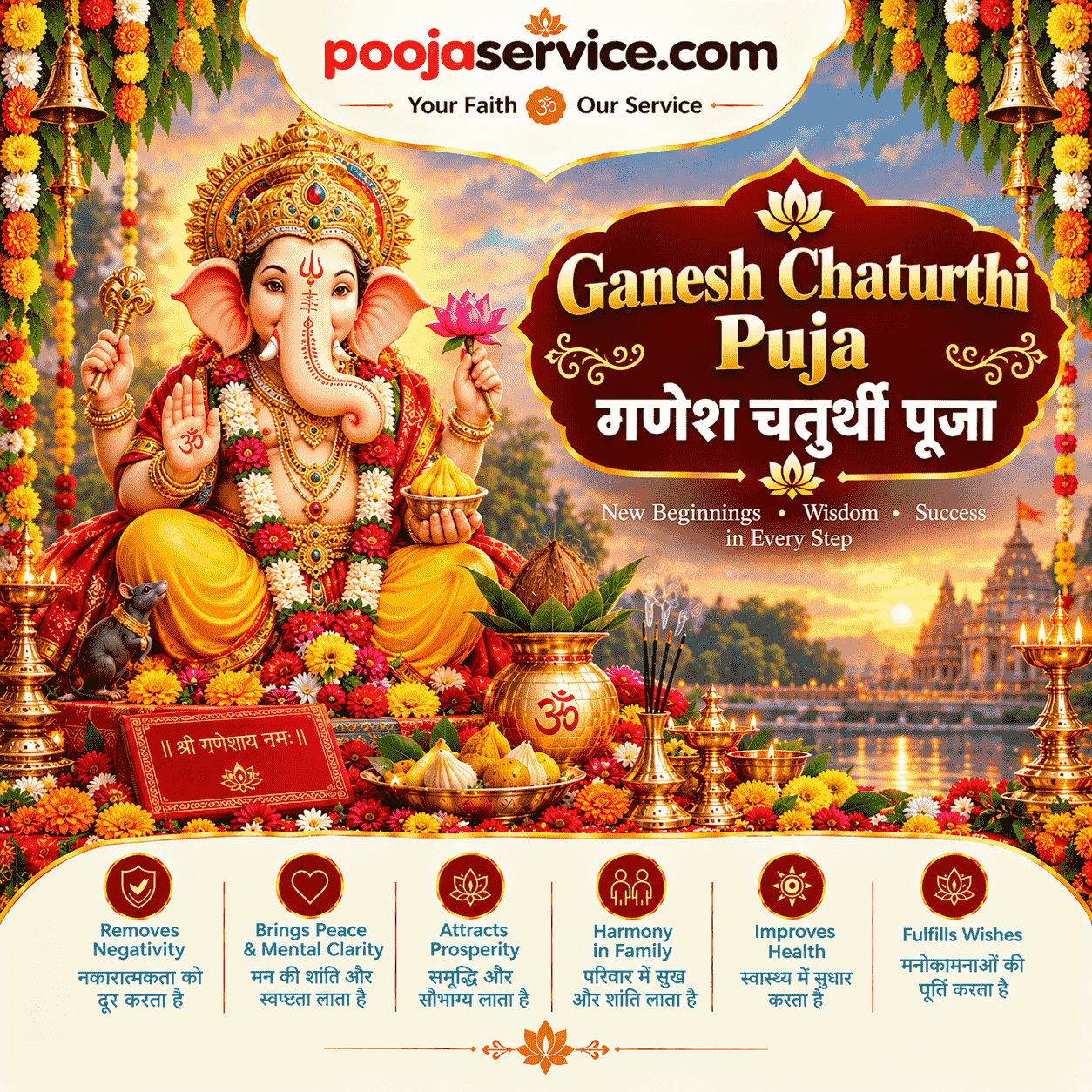 Ganesh Chaturthi Puja — गणेश चतुर्थी पूजा